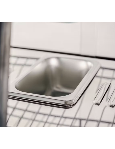 Vitrina Expositora Caliente 3 Bandejas de 90 cm