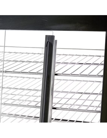 Vitrina Expositora Caliente 3 Bandejas de 120 cm