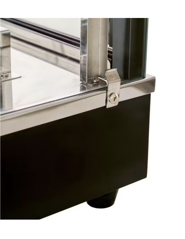 Vitrina Expositora Caliente 3 Bandejas de 120 cm