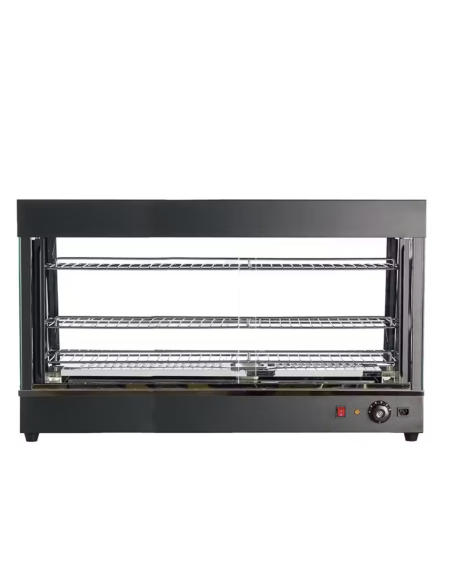 Vitrina Expositora Caliente 3 Bandejas de 120 cm