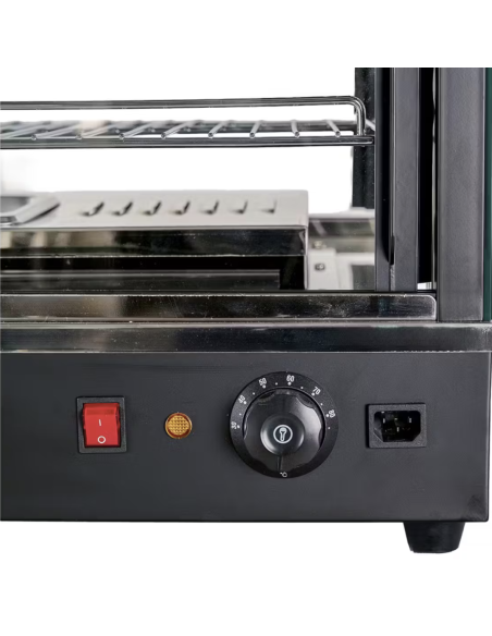 Vitrina Expositora Caliente 3 Bandejas de 120 cm