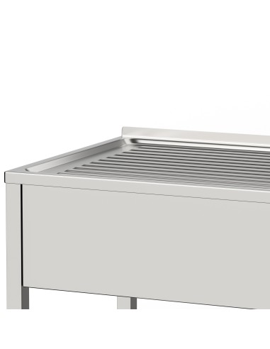 Fregadero bajo barra 1 seno y 1 escurridor...