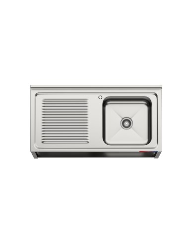 Fregadero bajo barra 1 seno y 1 escurridor...