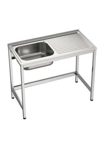 Fregadero bajo barra 1 seno y 1 escurridor...