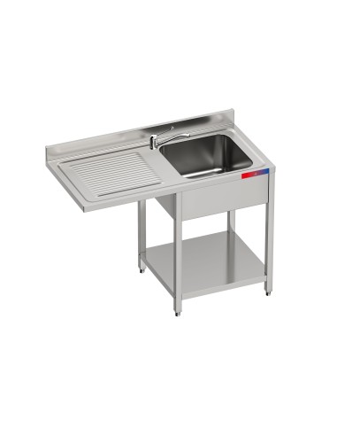 Fregadero bajo barra 1 seno y 1 escurridor,...