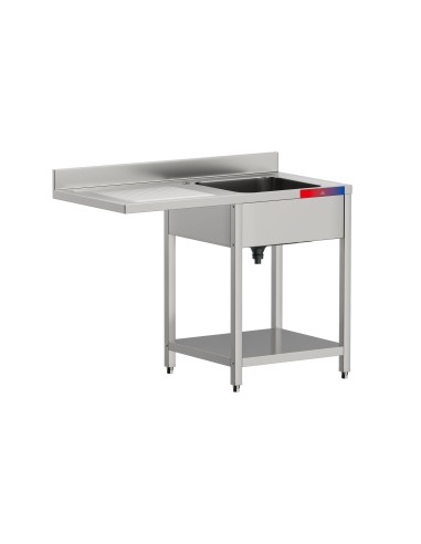 Fregadero bajo barra 1 seno y 1 escurridor...