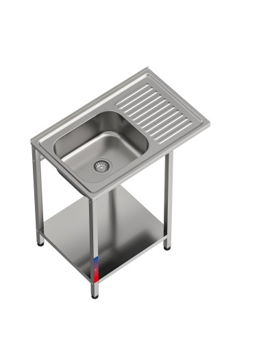 Fregadero bajo barra 1 seno y 1 escurridor...