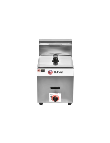 Freidora a gas industrial 8 litros sin grifo