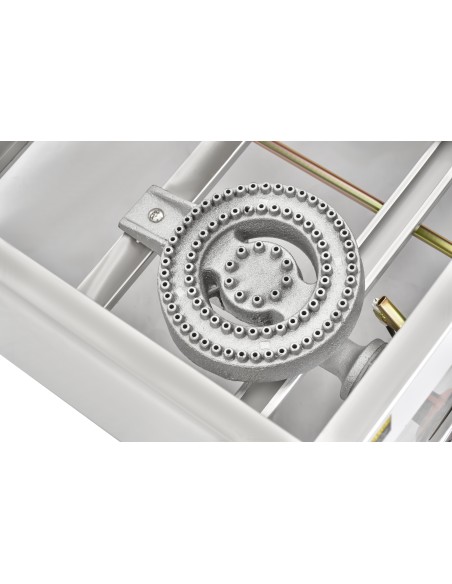 Freidora gas 8 + 8 litros sin grifo industrial