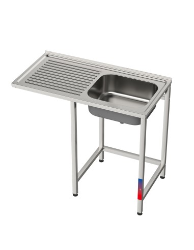 Fregadero bajo barra 1 seno y 1 escurridor y...