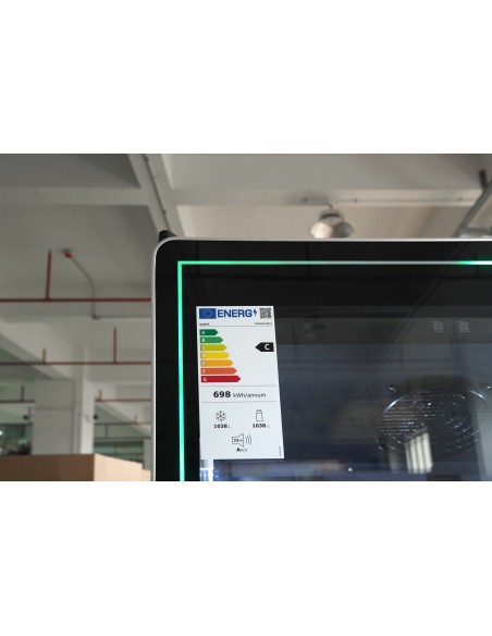 Armario expositor para bebidas refrigeradas Subzero 2 puerrta, gran capacidad 1253 x 710 x 2050 mm