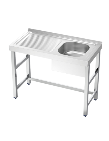 Fregadero industrial soldado seno derecha...