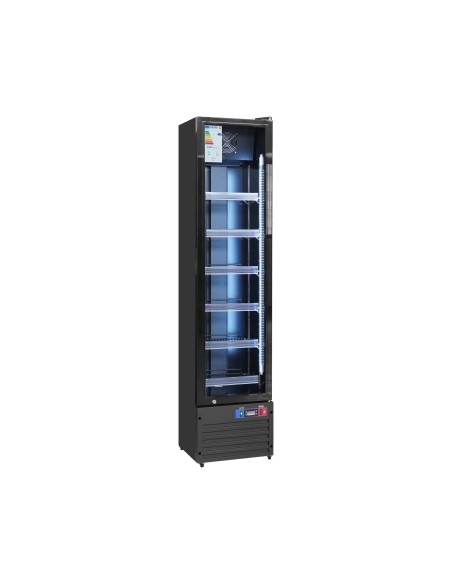 Armario expositor para bebidas refrigerado 1 puerta  420 x 485 x 1890 mm  refrigeración