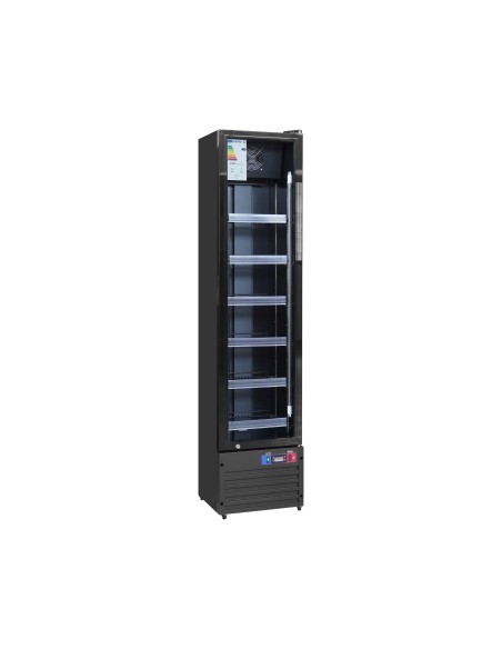Armario expositor para bebidas refrigerado 1 puerta  420 x 485 x 1890 mm  refrigeración