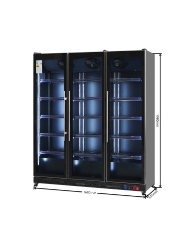 Armario expositor para bebidas refrigerado 3...