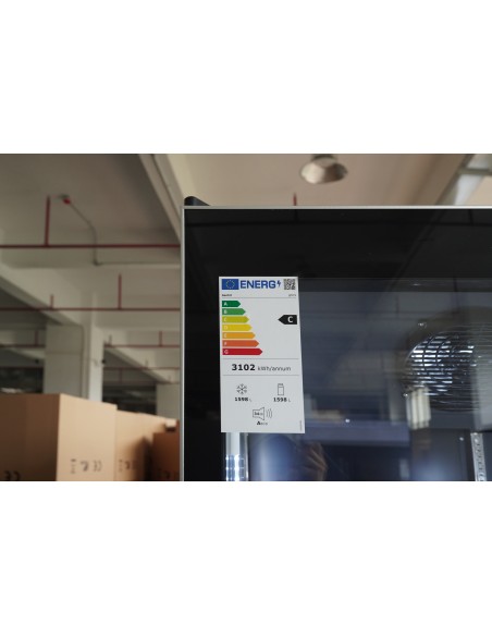 Armario expositor para bebidas refrigerado 3 puerta gran capacidad 1680 x 635 x 1990 mm 1500 litros ,Luz led multicolor