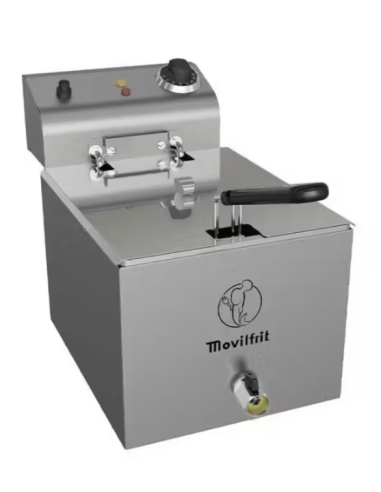 Freidora industrial eléctrica 10 litros con...