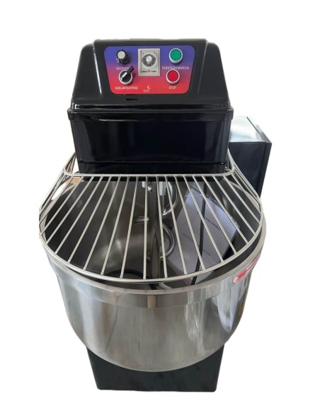 Amasadora mezcladora de espiral de masa industrial de hosteleria, capacidad bol 80 litros