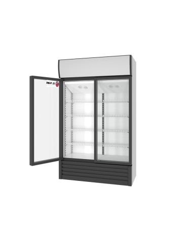 Armario expositor refrigerado 2 puertas de...