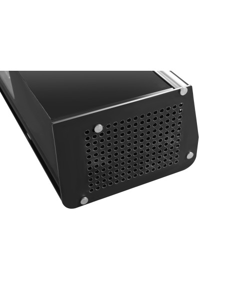 Vitrina para tapas refrigerada de acero inoxidable sobremesa 6 bandejas