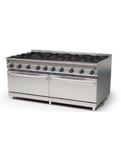 Cocina 8 fuegos con 2 horno a gas 1655 x 900 x 850 mm...