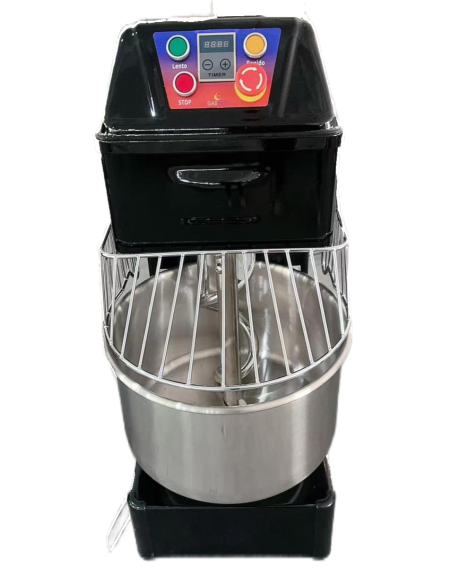 Amasadora mezcladora de espiral de masa para negocios de hosteleria, capacidad bol 30 litros 1,5 kw