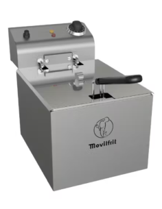 Freidora eléctrica industrial 1 cuerpo 8 litros Movilfriq