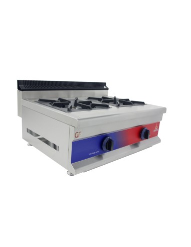 Cocina de encimera con Gas 2 fuegos , parrilla...