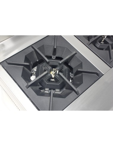 Cocina de encimera con Gas 2 fuegos , parrilla...