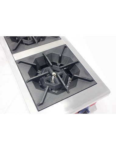 Cocina de encimera con Gas 2 fuegos , parrilla...