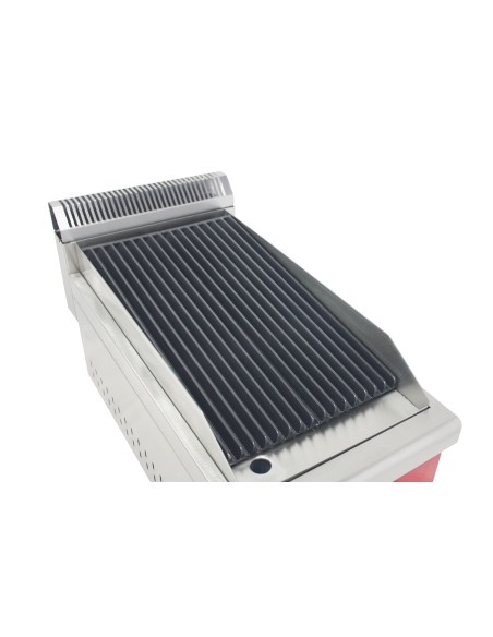 Barbacoa Parrilla de piedra de volcanica a gas 350 x 730 x 270 mm