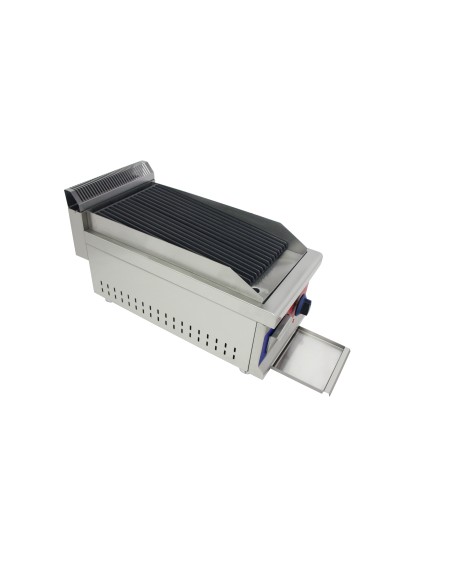 Barbacoa Parrilla de piedra de volcanica a gas 350 x 730 x 270 mm