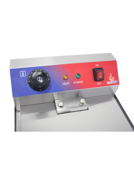 Freidora electrica 1 cubas 13 con grifo profesional industrial ultrarapida 5000 w termostato E.G.O gran calidad