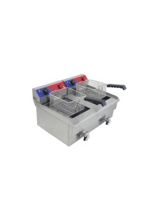 Freidora electrica 1 cubas 13 + 13 litros con grifo...