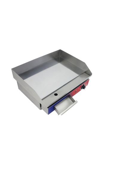 Plancha electrica de cromo duro con termostato E.G.0 550 X 430 X 252 Mm