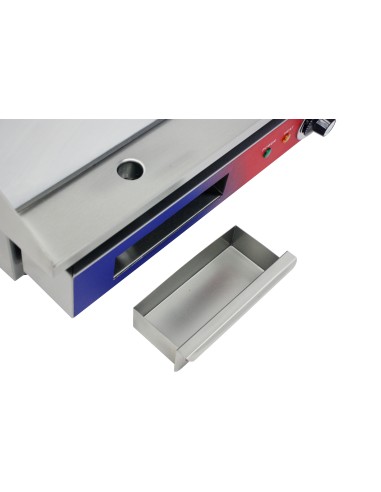 Plancha electrica de cromo duro con termostato...