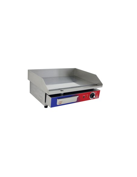 Plancha electrica de cromo duro con termostato E.G.0 550 X 430 X 252 Mm