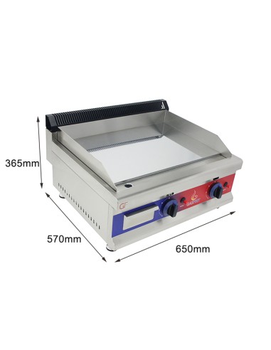 Plancha de cromo duro de acero inoxidable a gas...