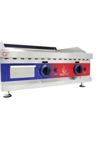 Plancha de cromo duro de acero inoxidable a gas...