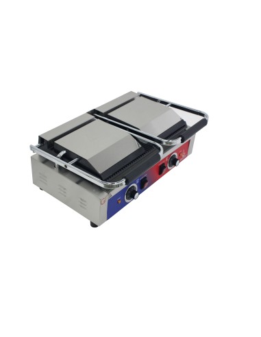 Grill eléctrico plancha de contacto doble...