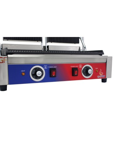 Grill eléctrico plancha de contacto doble...