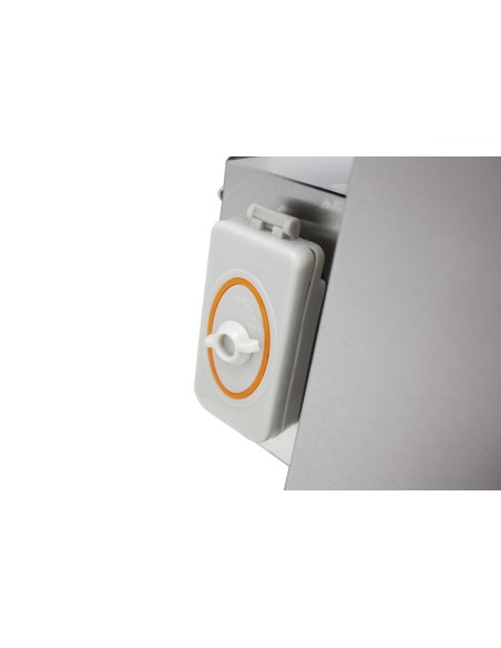 Freidora a Gas con grifo de 17 + 17 litros de 680x670x650 mm con termostato EGO