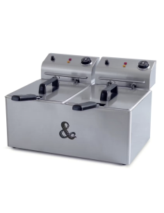 Freidora industrial 2 cuerpos 8 + 8 litros Movilfrit