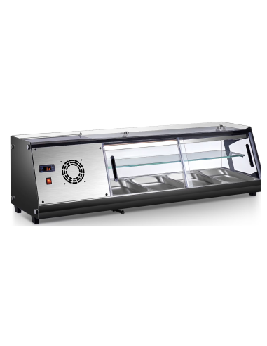 Vitrina refrigerada para tapas 4 bandejas 2...