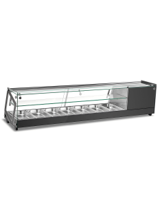 Vitrina refrigerada de tapas 7 bandejas 2 plantas 1780 x...