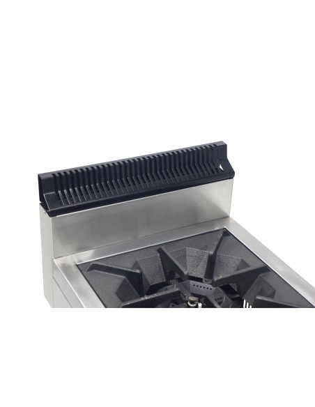 Cocina de encimera con Gas 2 fuegos , parrilla profesional industrial 365 x 825 x 420 mm