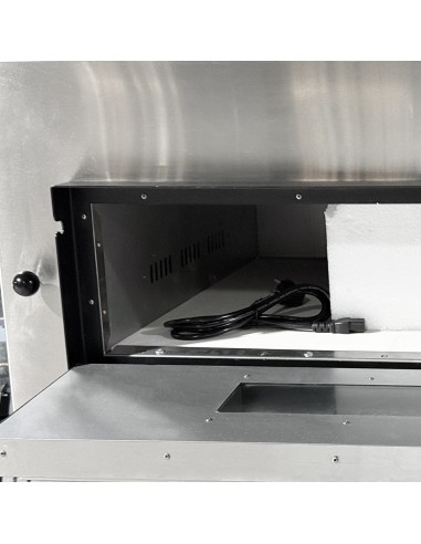 Horno de Pizzas a gas doble 4 + 4  x 33 cm 500 ºc