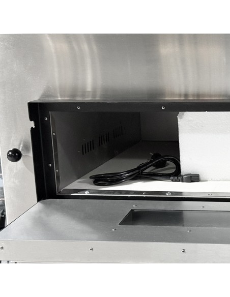 Horno de Pizzas a gas doble 4 + 4  x 33 cm 500 ºc