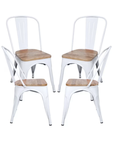 Pack 4 Sillas Industriales Strong | Acero con...