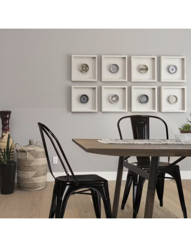 Set 6 Sillas Industriales de Metal  | Apilables...